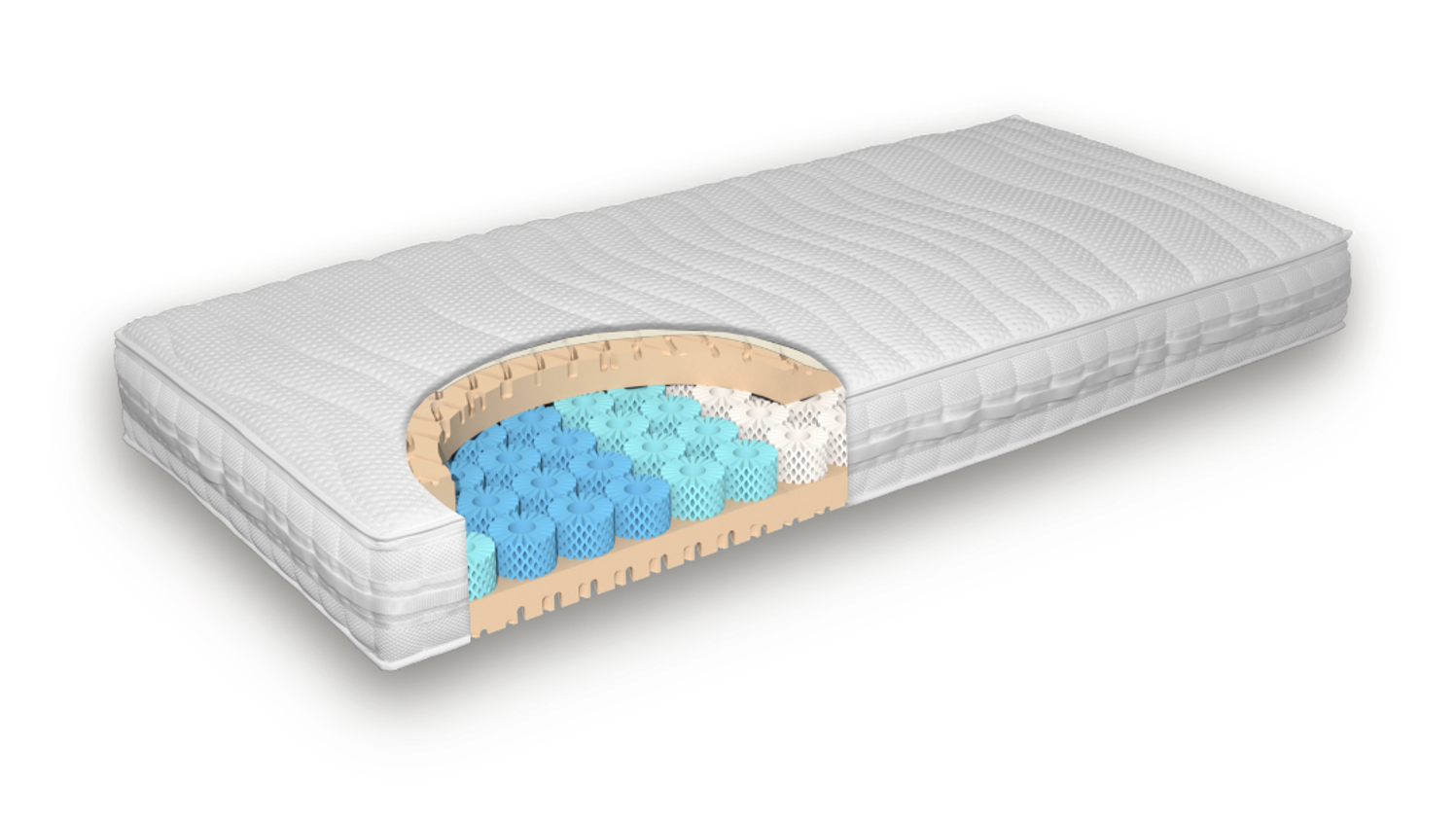 Airspring matras doorsnede